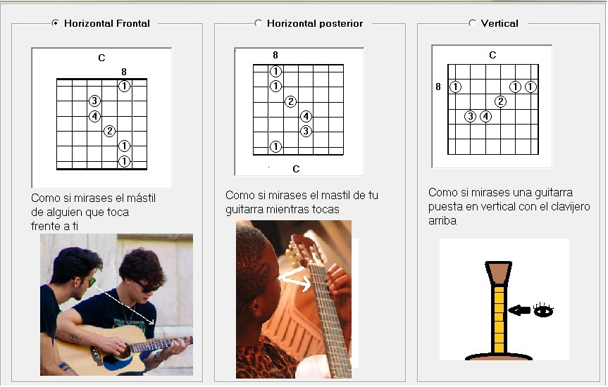Opciones de visualización